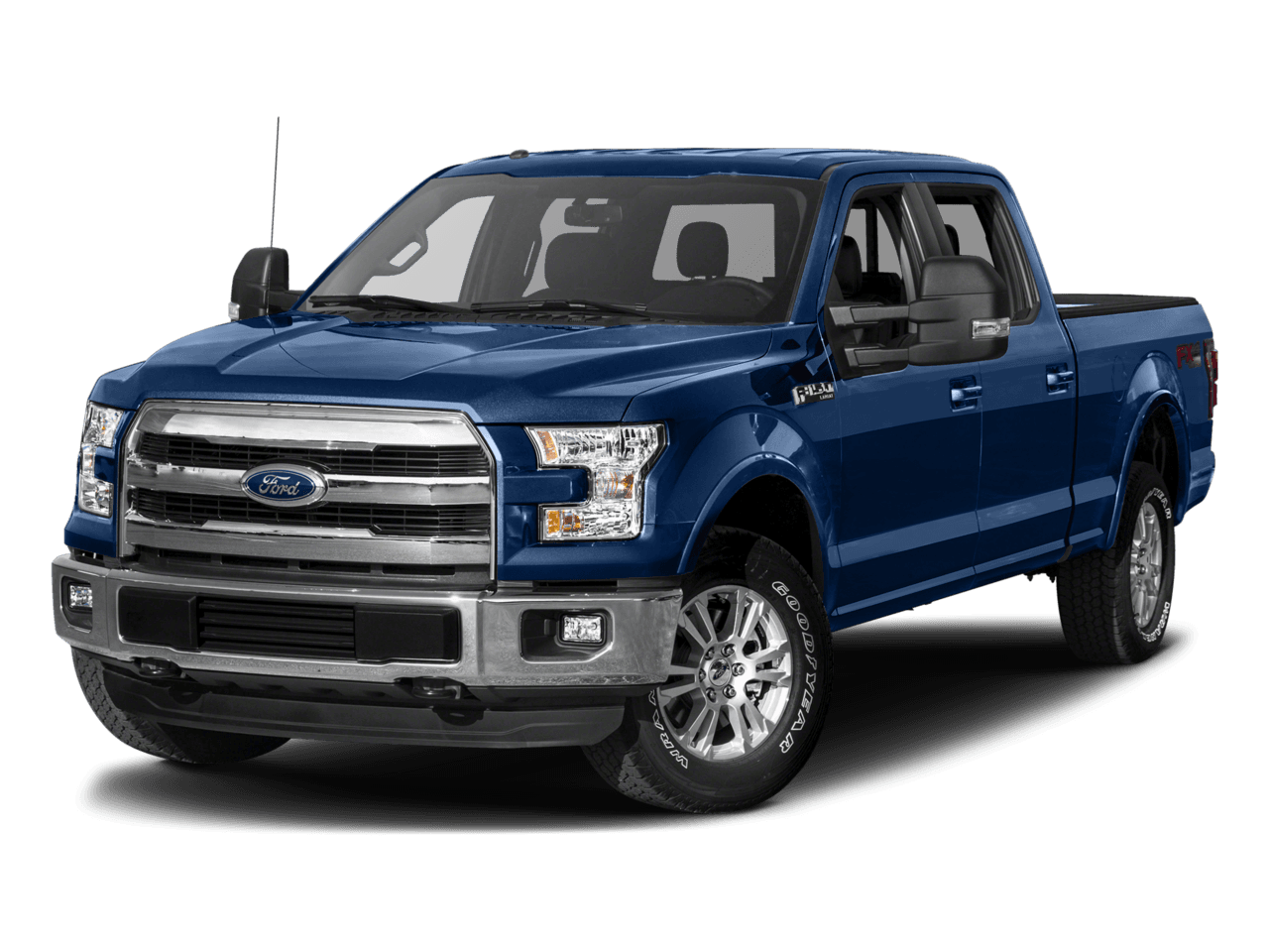 2017 Ford F-150 Lariat 4WD SuperCrew 5.5' Box - Front 3/4, facing to the left