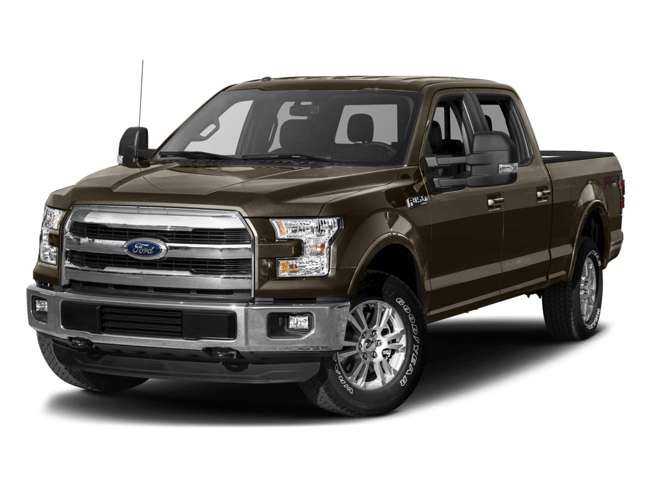 2017 Ford F-150 Lariat 4WD SuperCrew 5.5' Box - Front 3/4, facing to the left