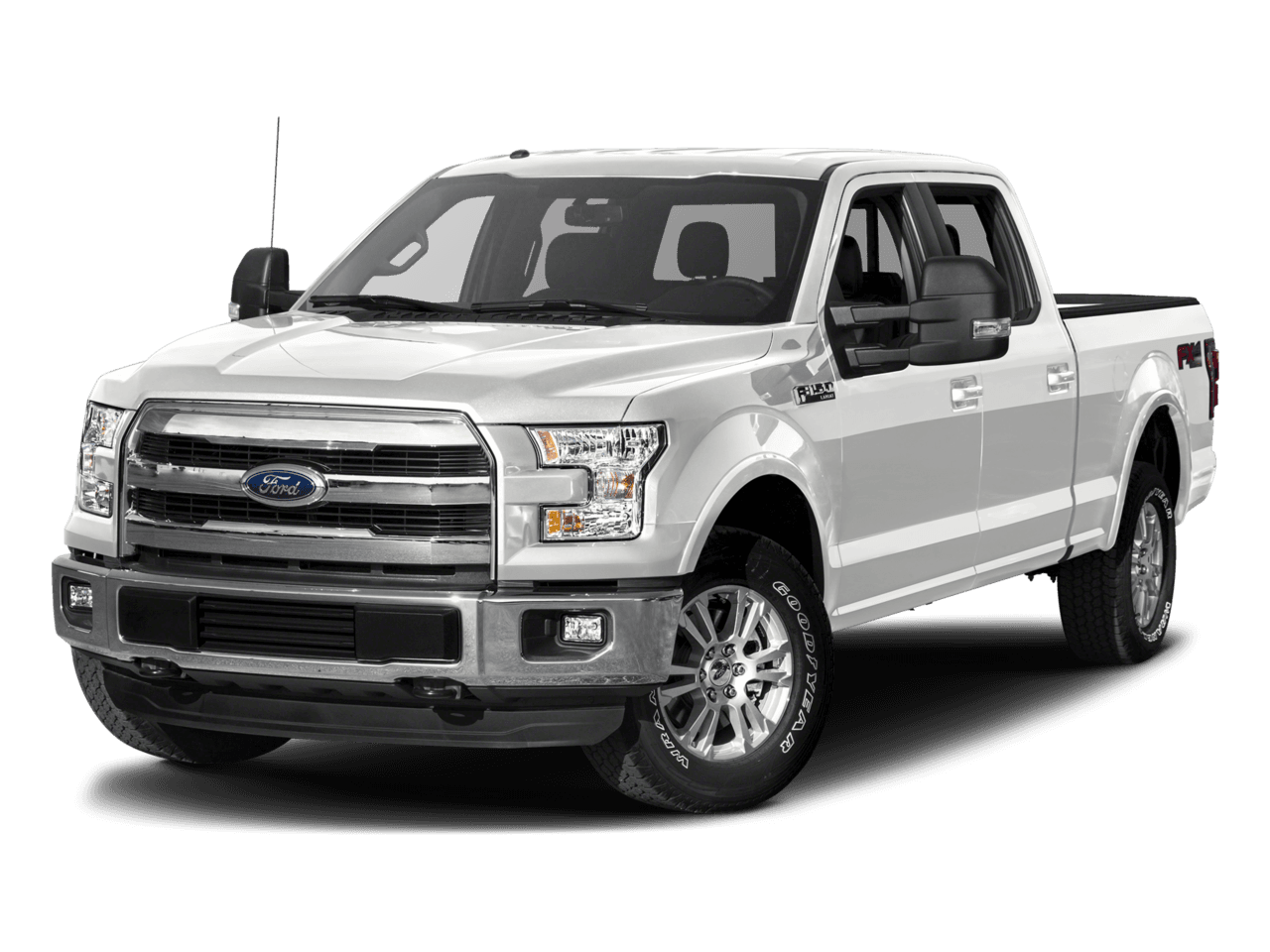 2017 Ford F-150 Lariat 4WD SuperCrew 5.5' Box - Front 3/4, facing to the left