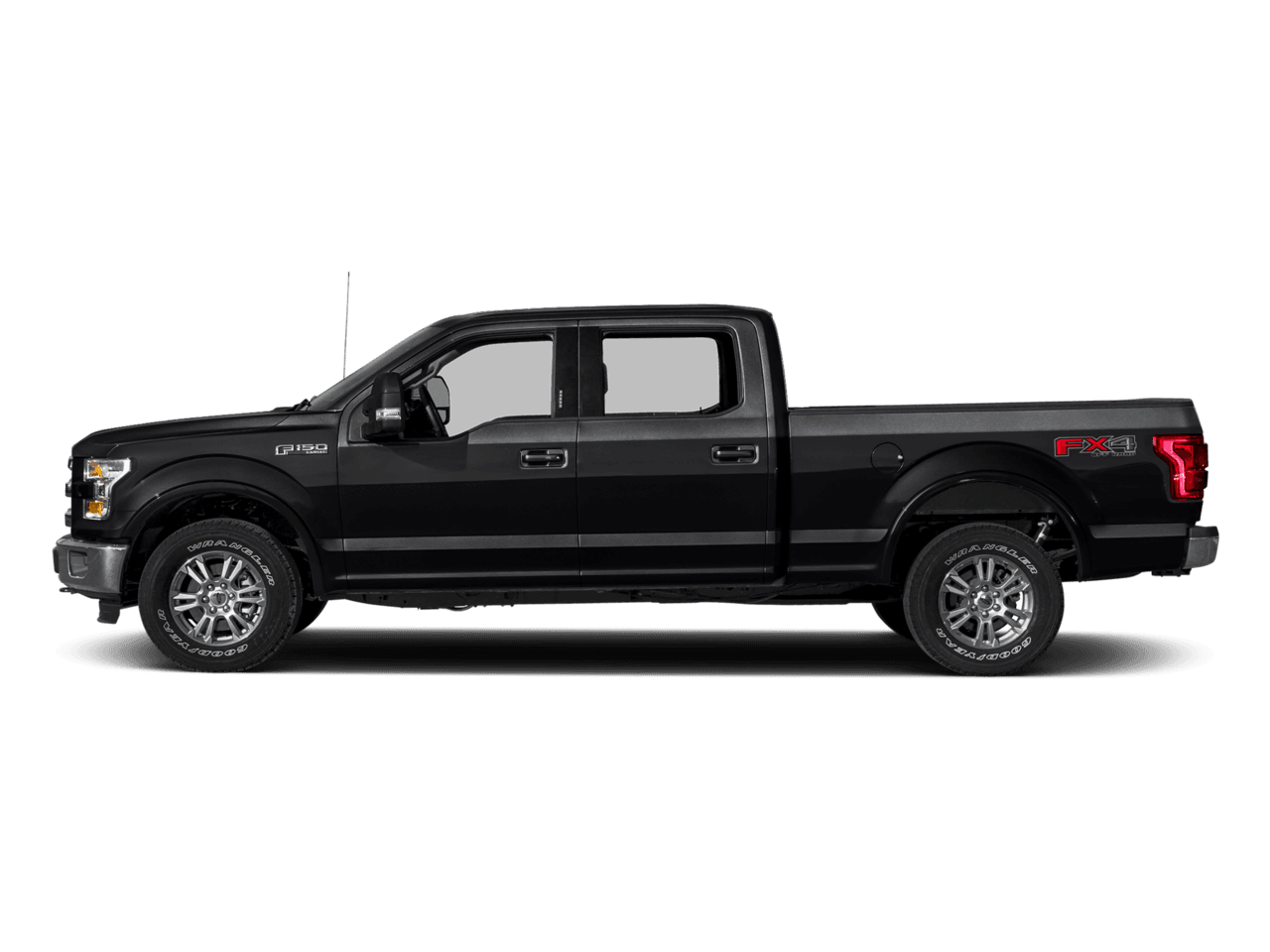 2017 Ford F-150 Lariat 4WD SuperCrew 5.5' Box - Profile, facing to the left