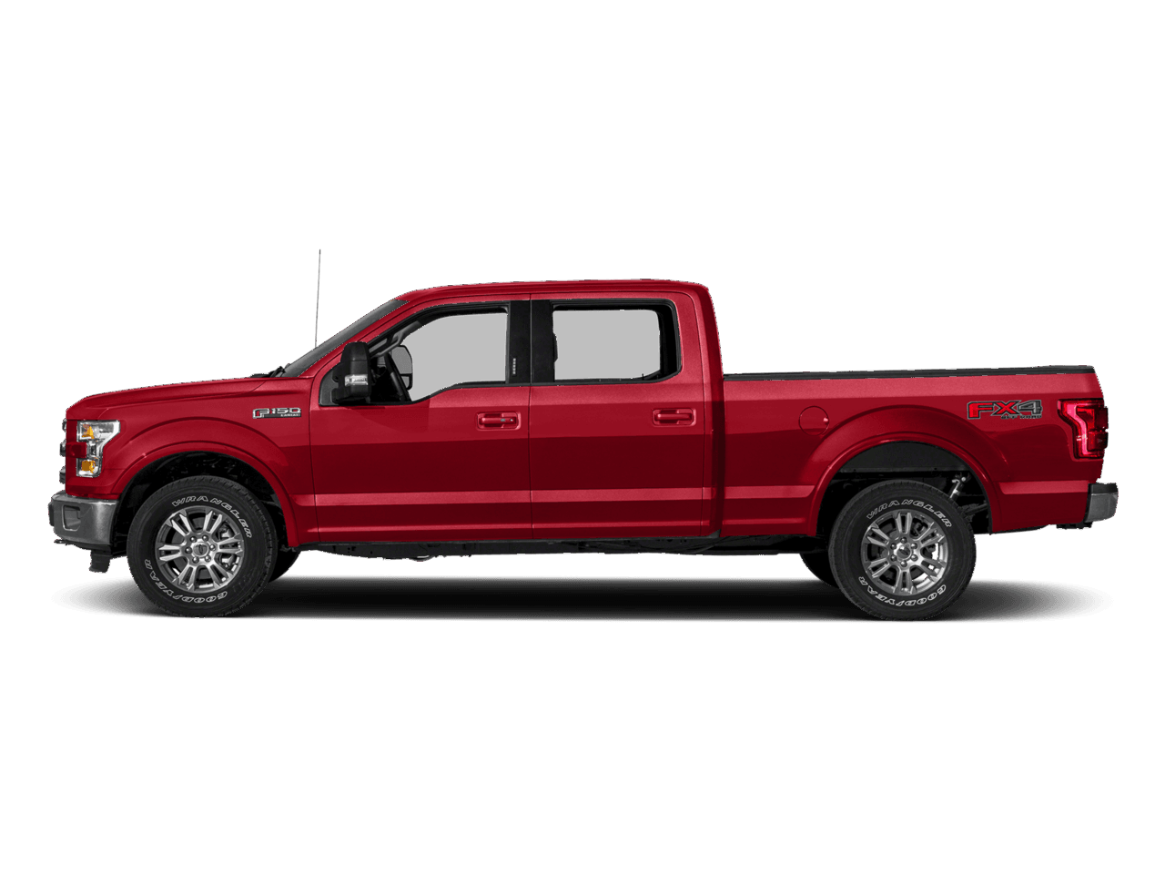 2017 Ford F-150 Lariat 4WD SuperCrew 5.5' Box - Profile, facing to the left