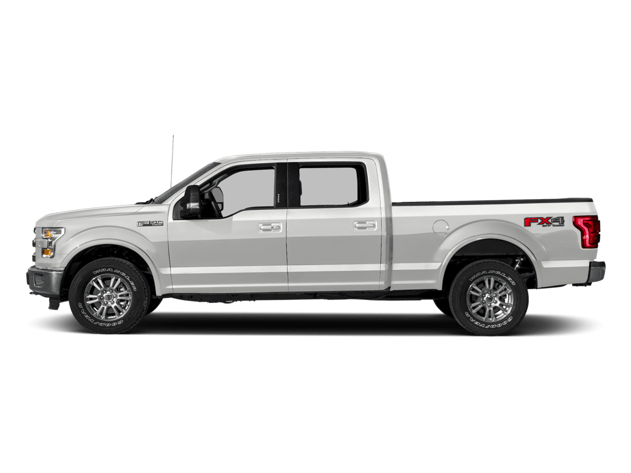 2017 Ford F-150 Lariat 4WD SuperCrew 5.5' Box - Profile, facing to the left