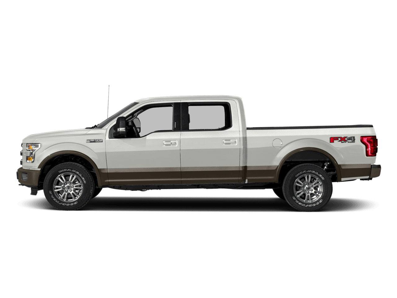 2017 Ford F-150 Lariat 4WD SuperCrew 5.5' Box - Profile, facing to the left
