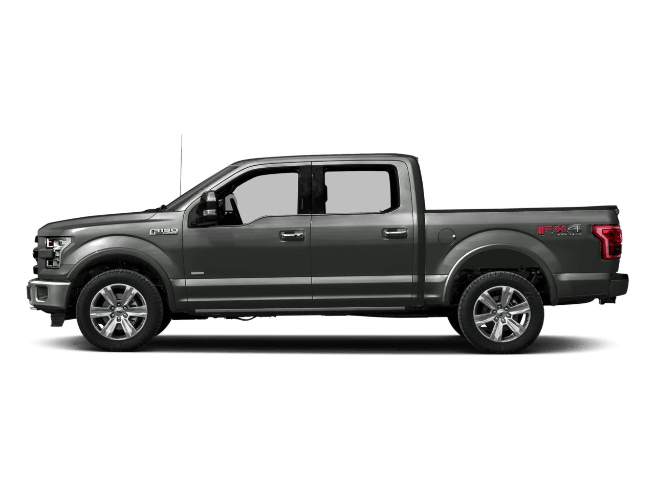2017 Ford F-150 Platinum 4WD SuperCrew 5.5' Box - Profile, facing to the left