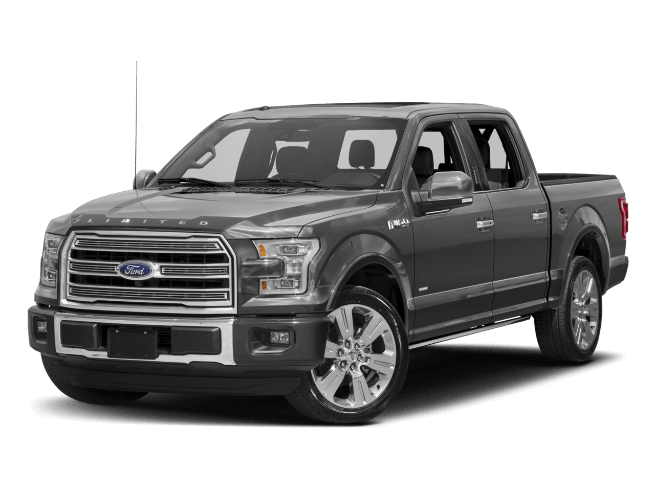 2017 Ford F-150 Limited 4WD SuperCrew 5.5' Box - Front 3/4, facing to the left