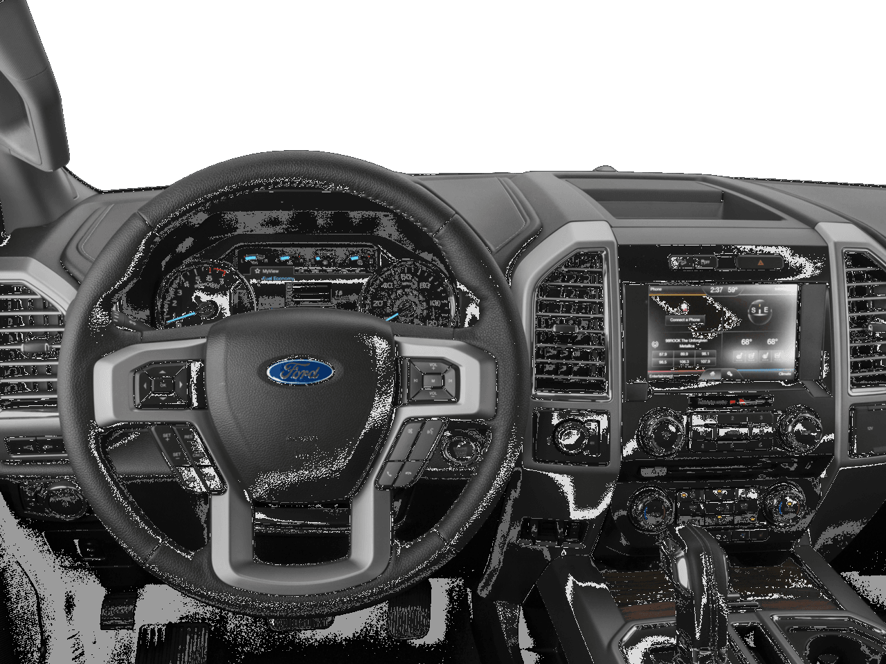 2017 Ford F-150 Lariat 2WD SuperCrew 6.5' Box - Interior Drivers Dash