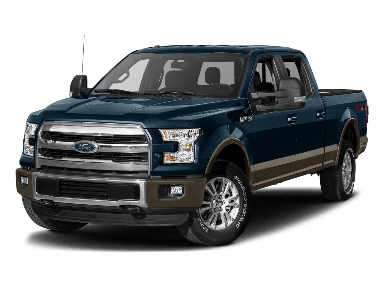 2017 Ford F-150 Lariat 2WD SuperCrew 6.5' Box - Front 3/4, facing to the left