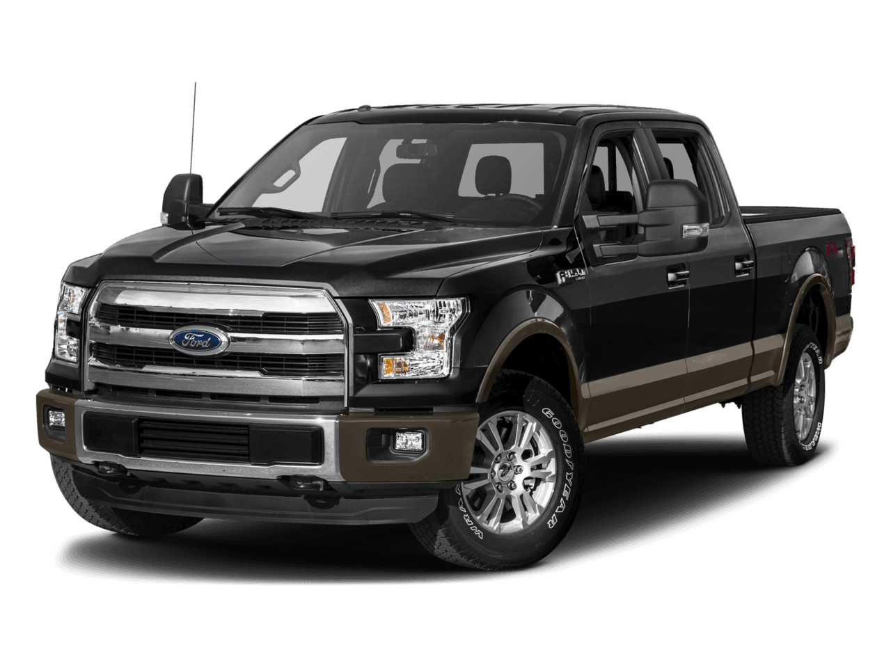 2017 Ford F-150 Lariat 2WD SuperCrew 6.5' Box - Front 3/4, facing to the left