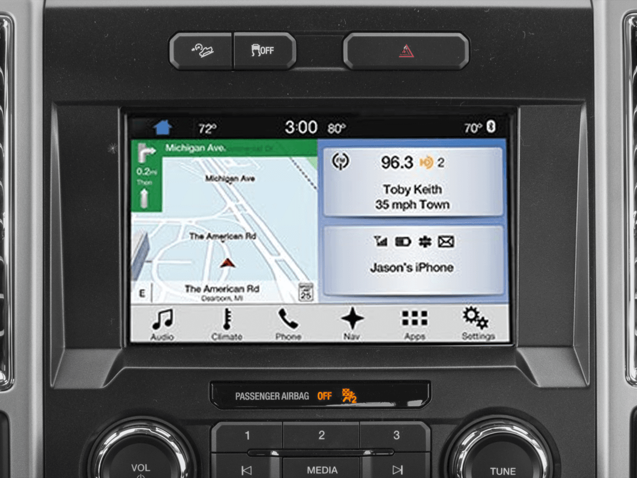 2017 Ford F-150 Lariat 2WD SuperCrew 6.5' Box - Interior Navigation System