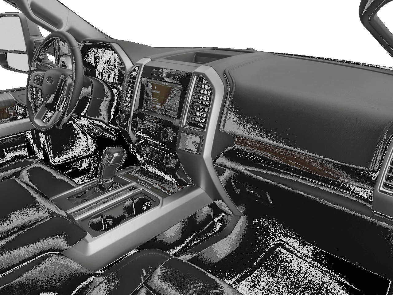 2017 Ford F-150 Lariat 2WD SuperCrew 6.5' Box - Interior Passenger Dash