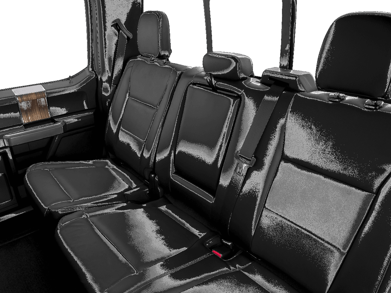 2017 Ford F-150 Lariat 2WD SuperCrew 6.5' Box - Interior Rear seats