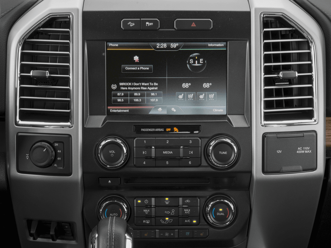 2017 Ford F-150 Lariat 2WD SuperCrew 6.5' Box - Interior Stereo System