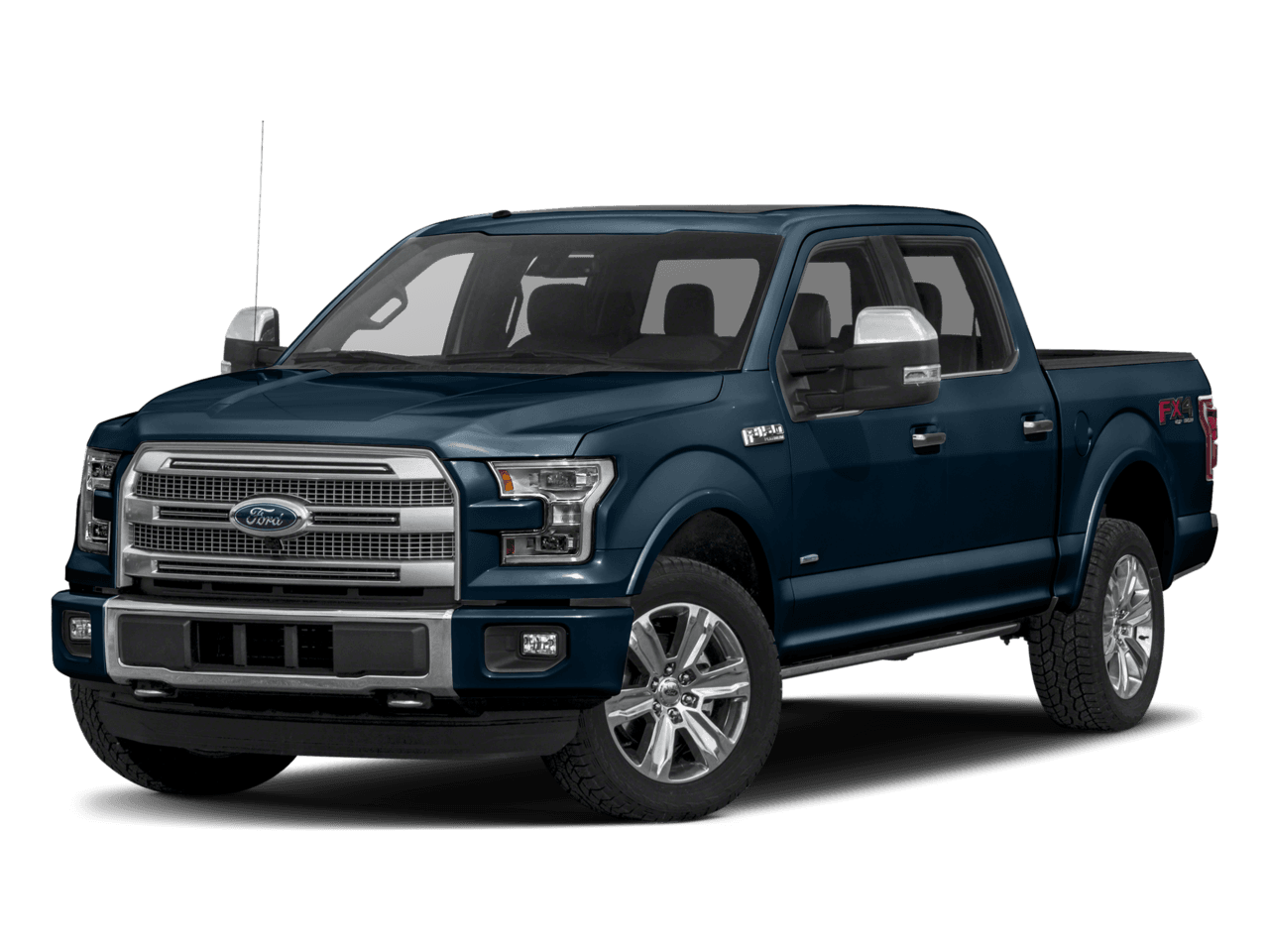 2017 Ford F-150 Platinum 2WD SuperCrew 6.5' Box - Front 3/4, facing to the left