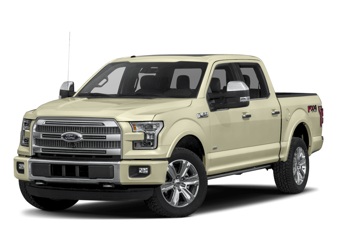 2017 Ford F-150 Platinum 2WD SuperCrew 6.5' Box - Front 3/4, facing to the left