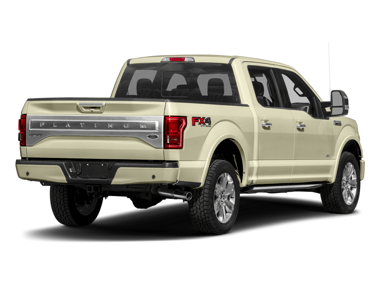 2017 Ford F-150 Platinum 2WD SuperCrew 6.5' Box - Rear 3/4, facing to the right