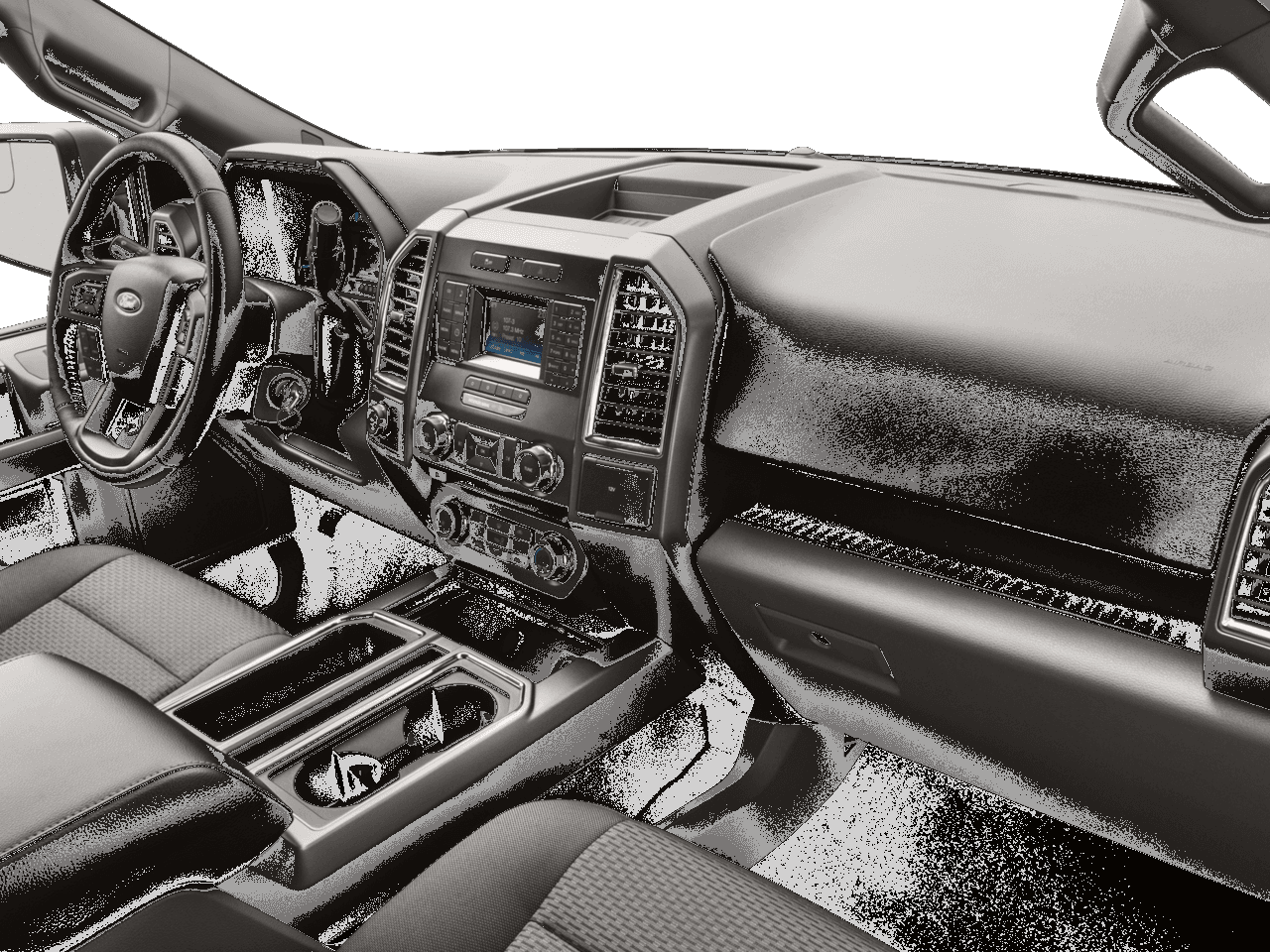 2017 Ford F-150 XLT 4WD SuperCrew 6.5' Box - Interior Passenger Dash