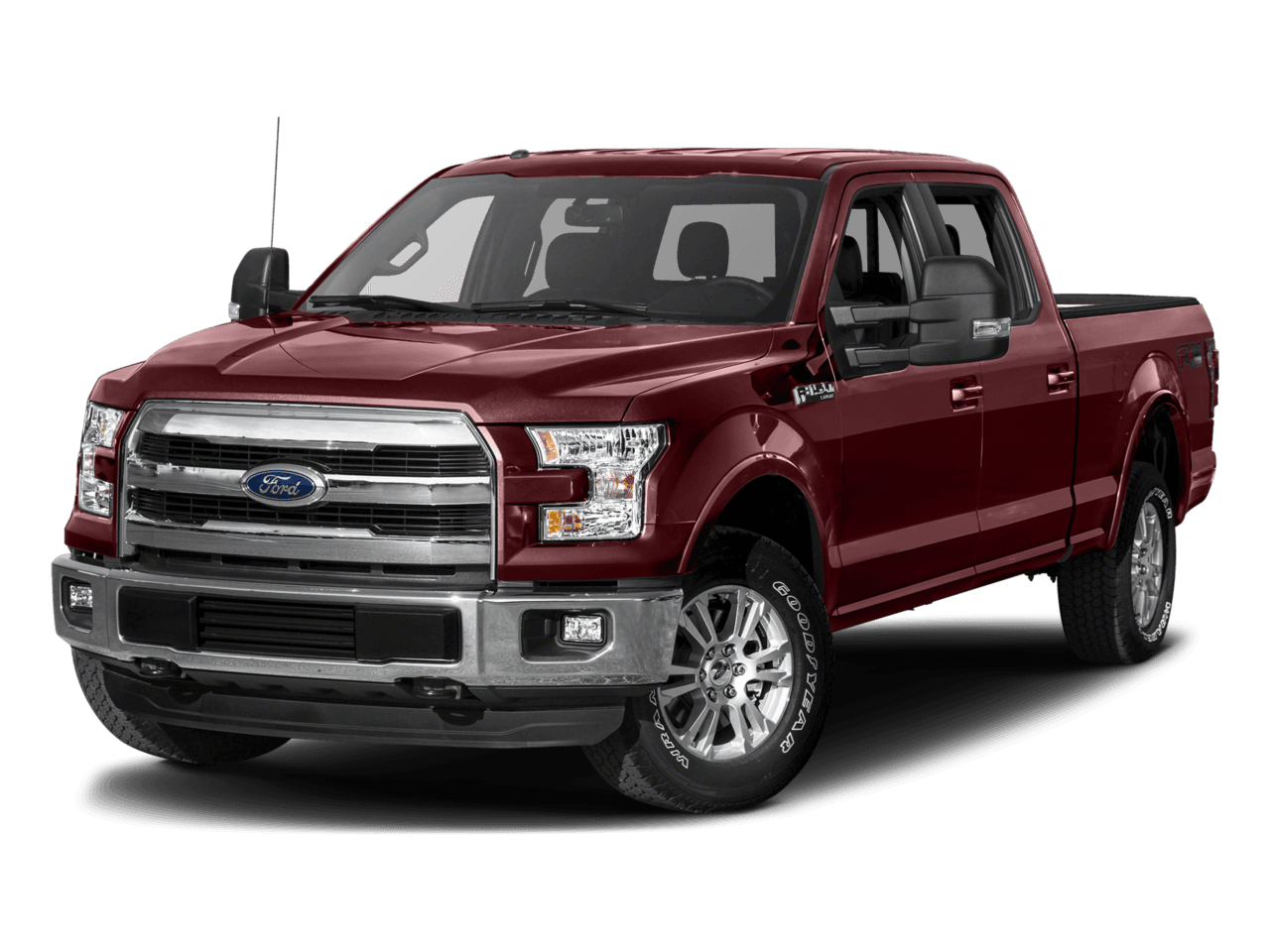 2017 Ford F-150 Lariat 4WD SuperCrew 6.5' Box - Front 3/4, facing to the left