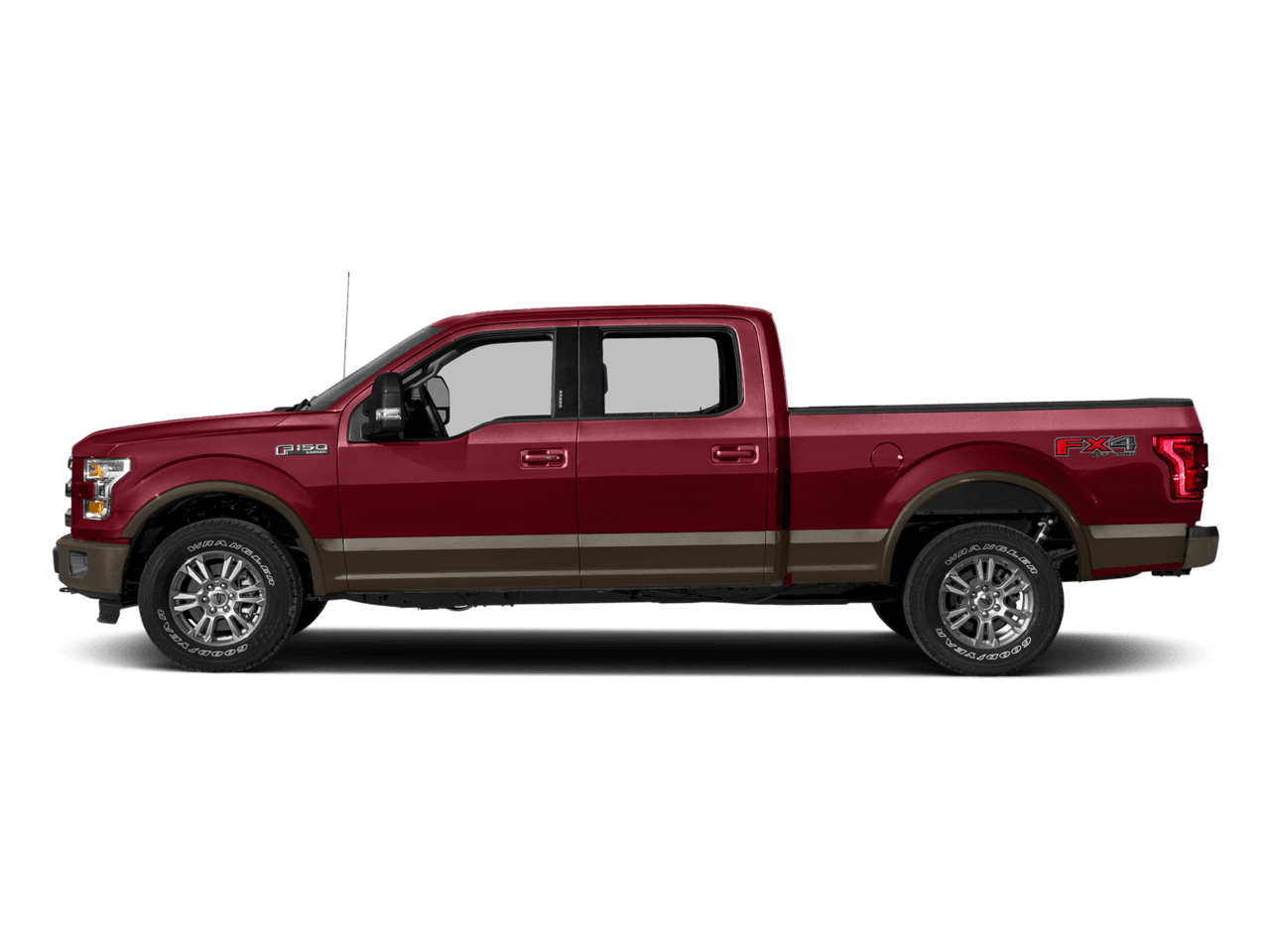 2017 Ford F-150 Lariat 4WD SuperCrew 6.5' Box - Profile, facing to the left