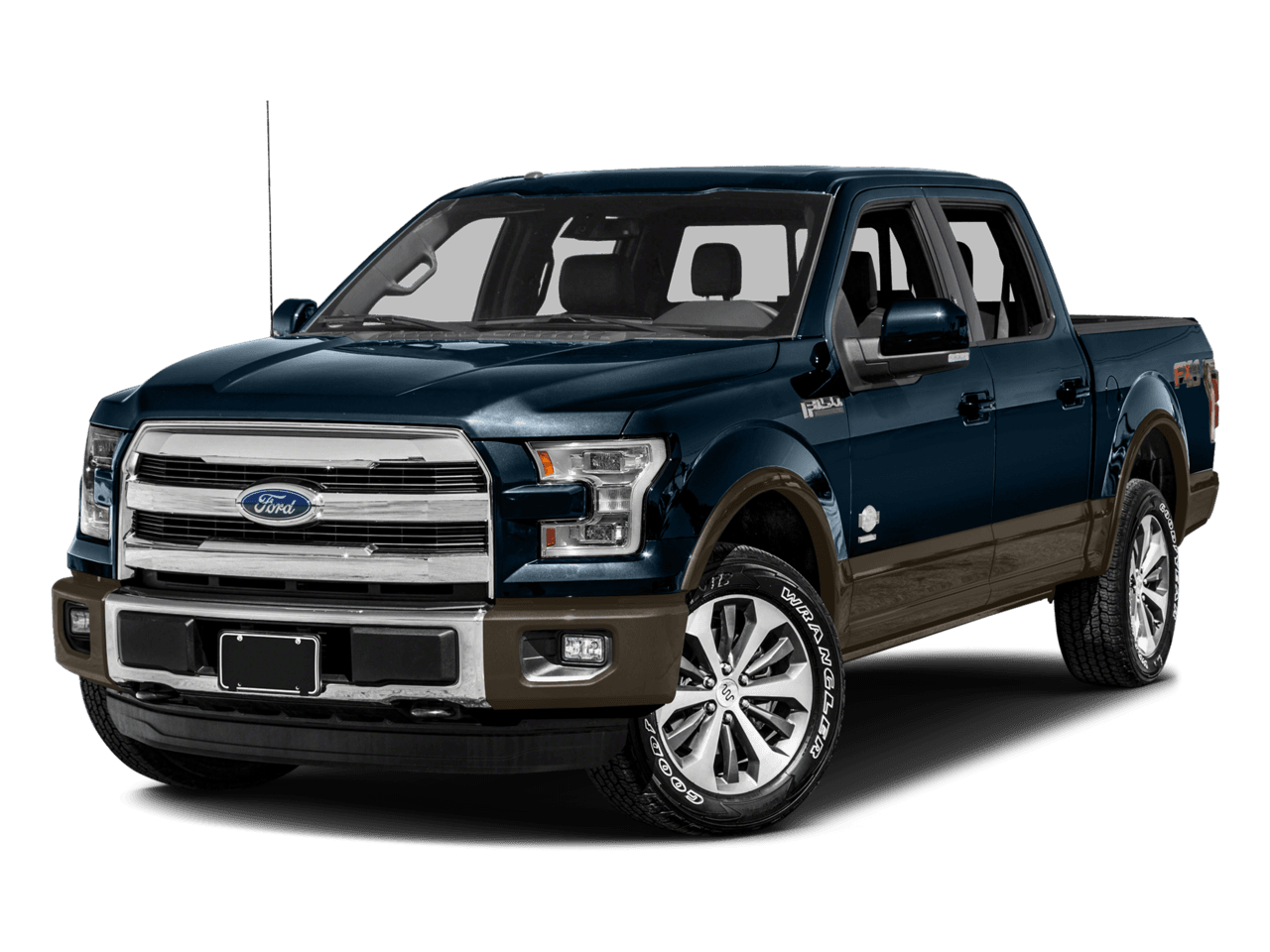 2017 Ford F-150 King Ranch 4WD SuperCrew 6.5' Box - Front 3/4, facing to the left