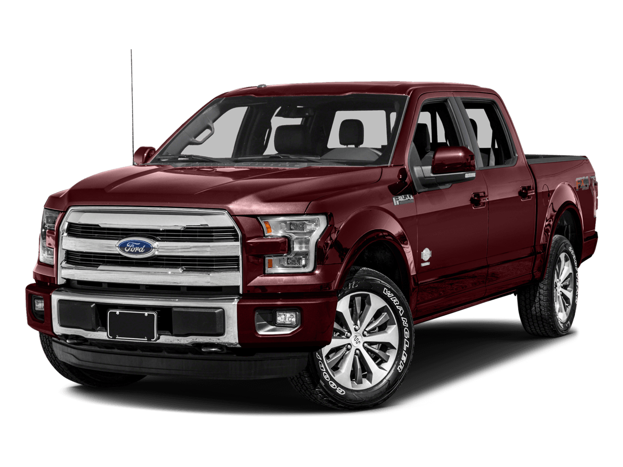 2017 Ford F-150 King Ranch 4WD SuperCrew 6.5' Box - Front 3/4, facing to the left