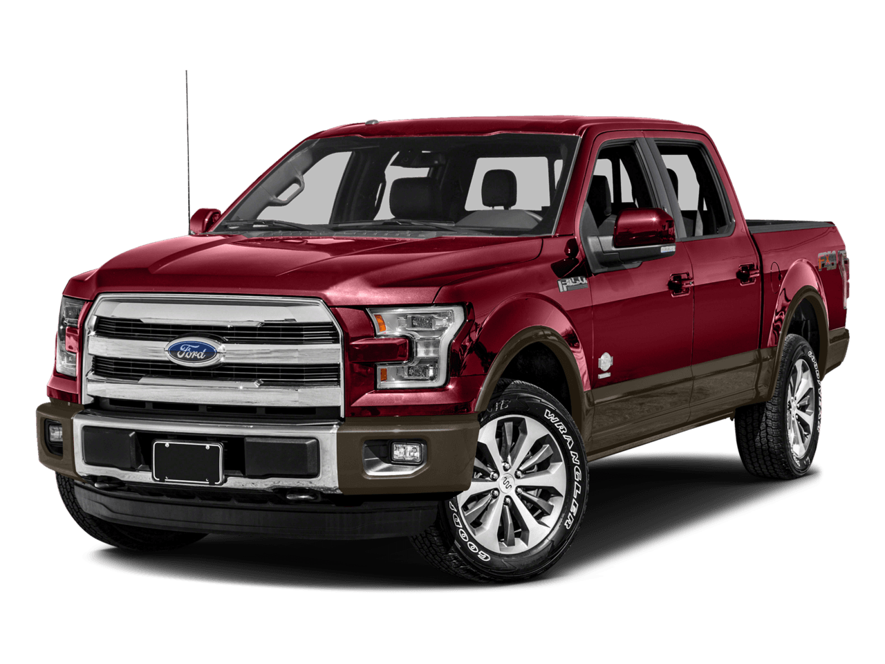 2017 Ford F-150 King Ranch 4WD SuperCrew 6.5' Box - Front 3/4, facing to the left
