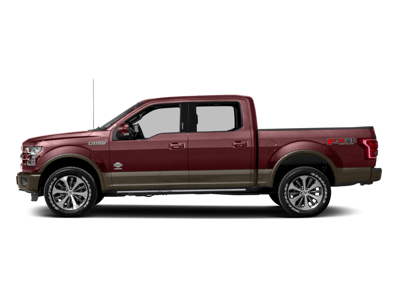 2017 Ford F-150 King Ranch 4WD SuperCrew 6.5' Box - Profile, facing to the left
