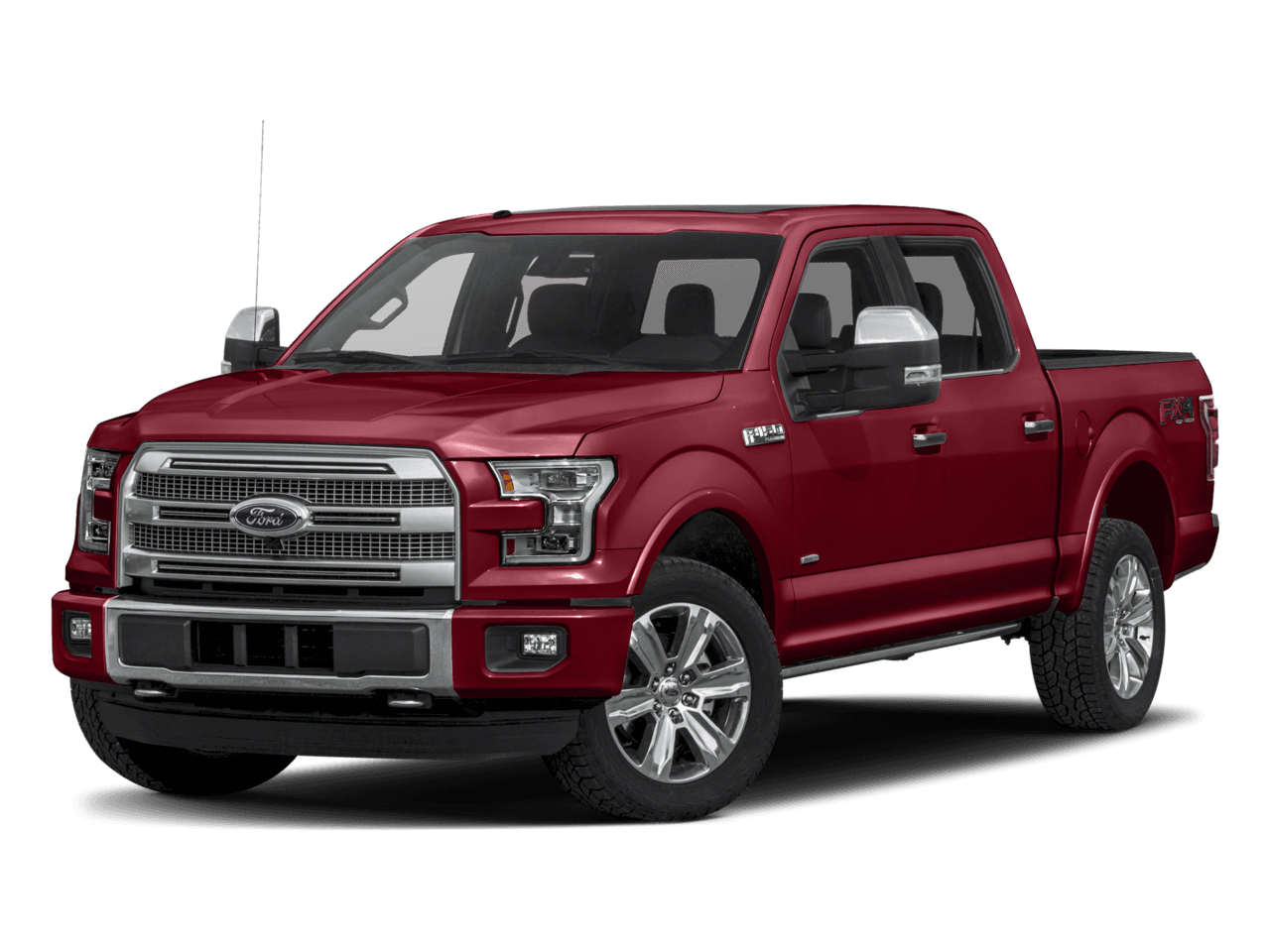 2017 Ford F-150 Platinum 4WD SuperCrew 6.5' Box - Front 3/4, facing to the left