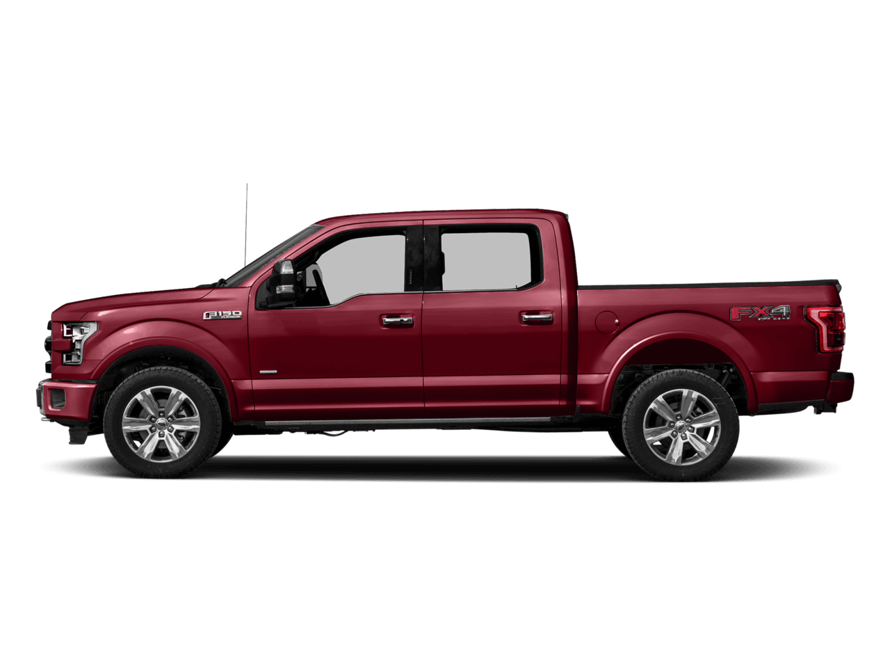 2017 Ford F-150 Platinum 4WD SuperCrew 6.5' Box - Profile, facing to the left
