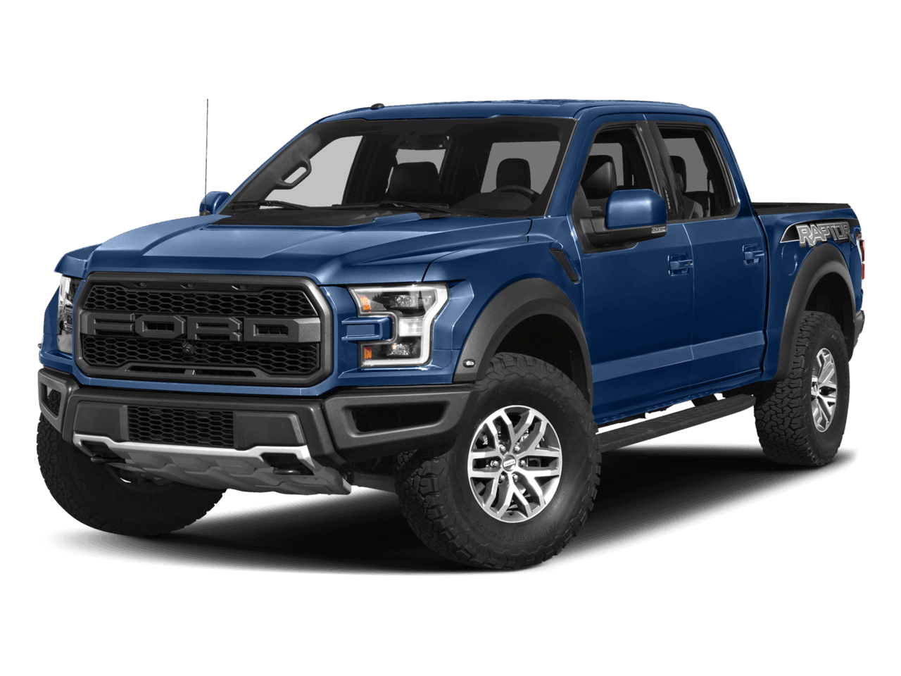 2017 Ford F-150 Raptor 4WD SuperCrew 5.5' Box - Front 3/4, facing to the left
