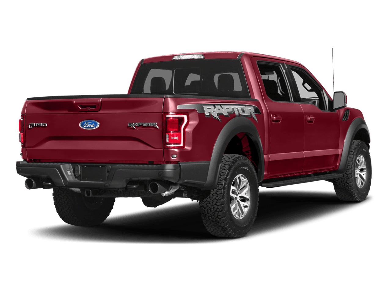 2017 Ford F-150 Raptor 4WD SuperCrew 5.5' Box - Rear 3/4, facing to the right