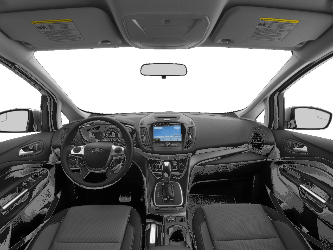 2017 Ford C-Max Hybrid SE FWD - Interior Full Dash Basic