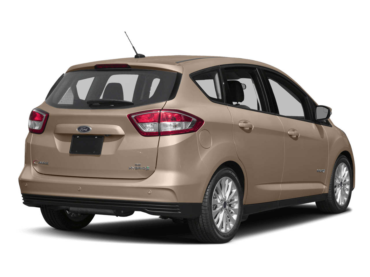 2017 Ford C-Max Hybrid SE FWD - Rear 3/4, facing to the right