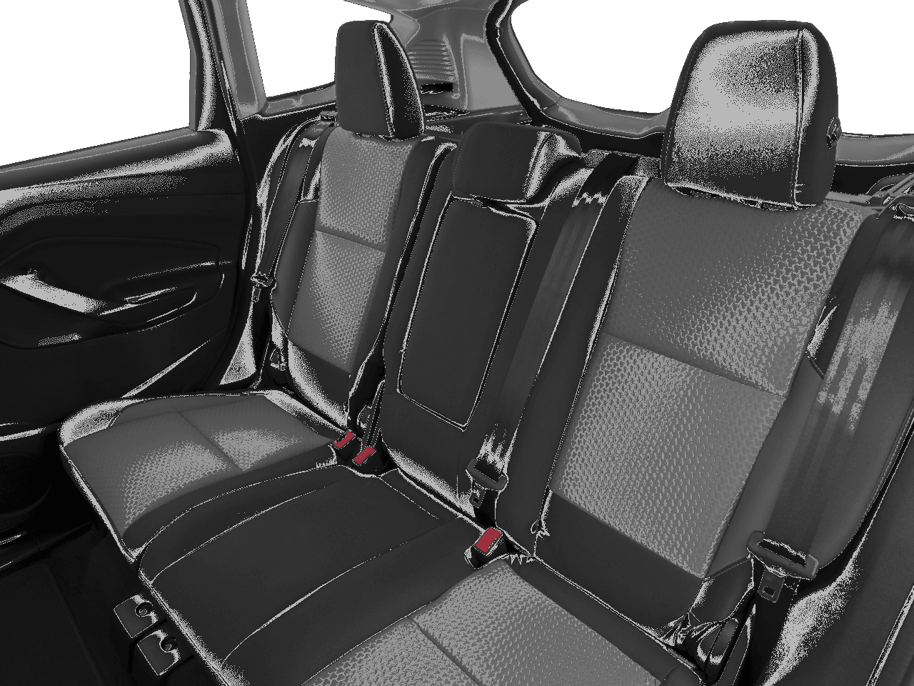2017 Ford C-Max Hybrid SE FWD - Interior Rear seats