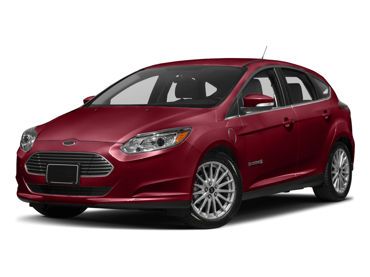 2017 Ford Focus Electric Hatch - Front 3/4, facing to the left