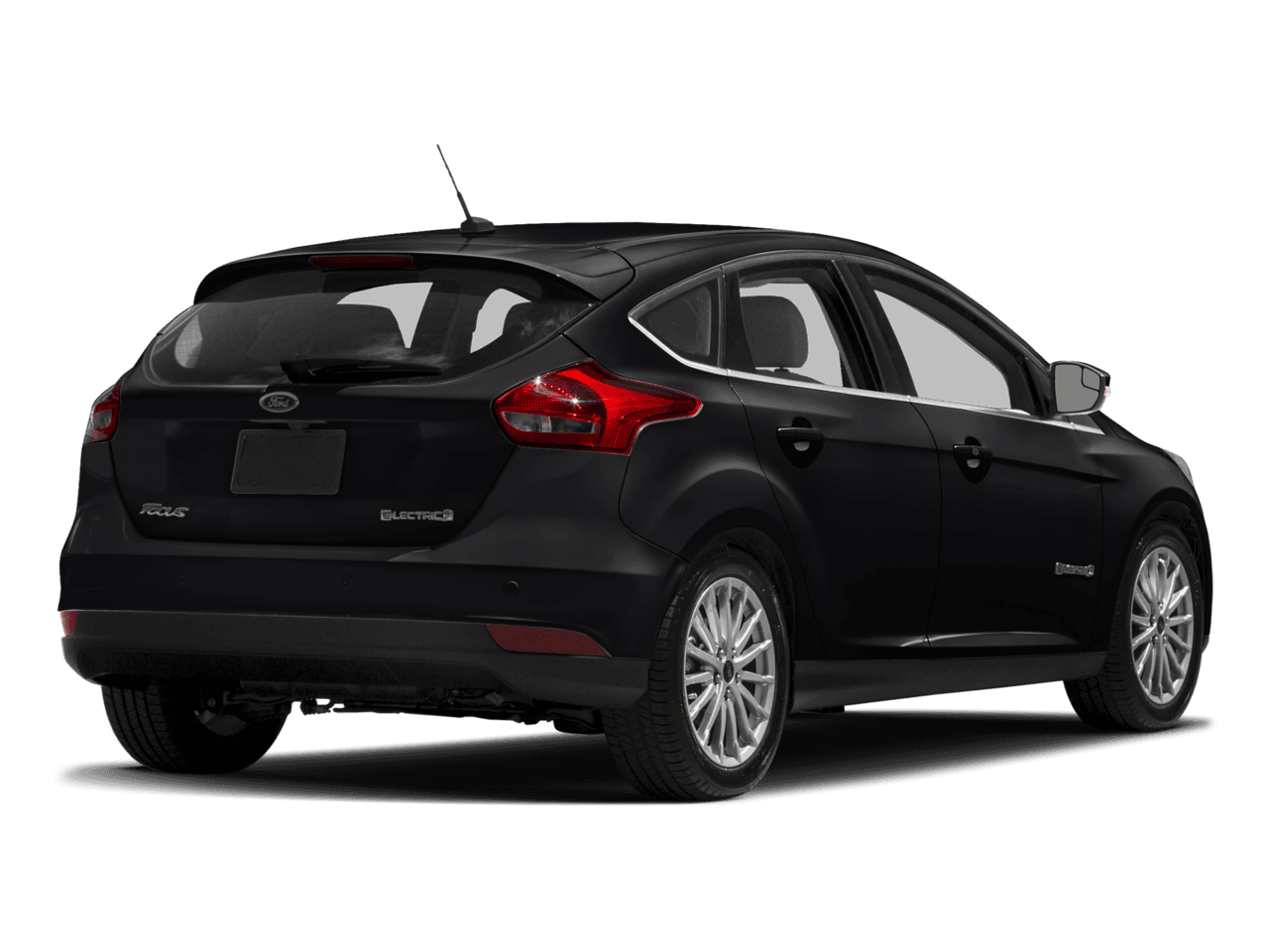 2017 Ford Focus Electric Hatch - Rear 3/4, facing to the right