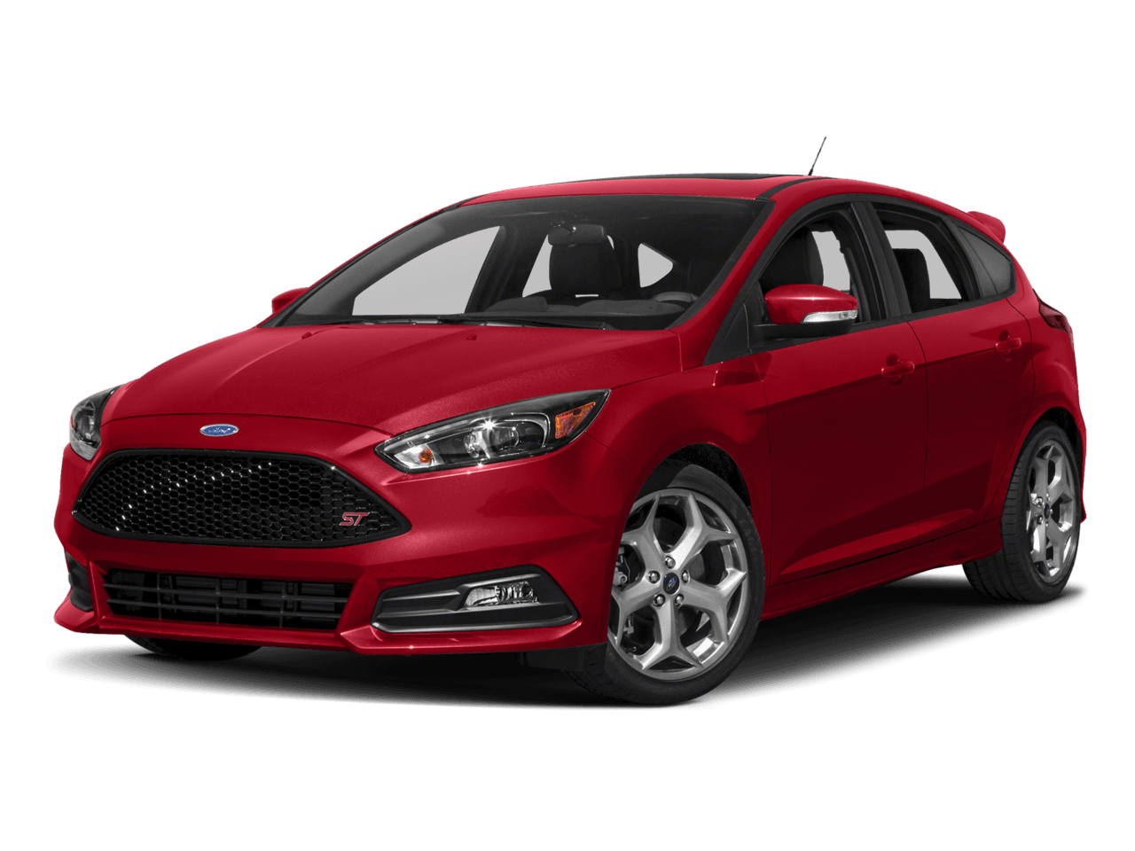 2017 Ford Focus ST Hatch - Front 3/4, facing to the left
