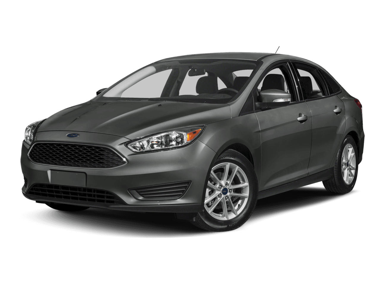 2017 Ford Focus S Sedan - Front 3/4, facing to the left