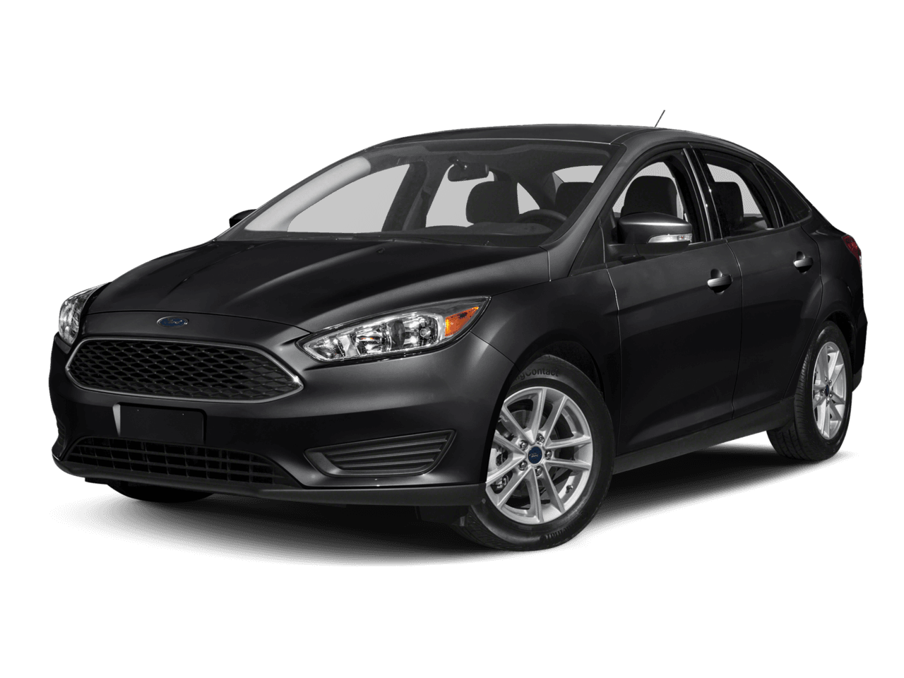 2017 Ford Focus SE Sedan - Front 3/4, facing to the left