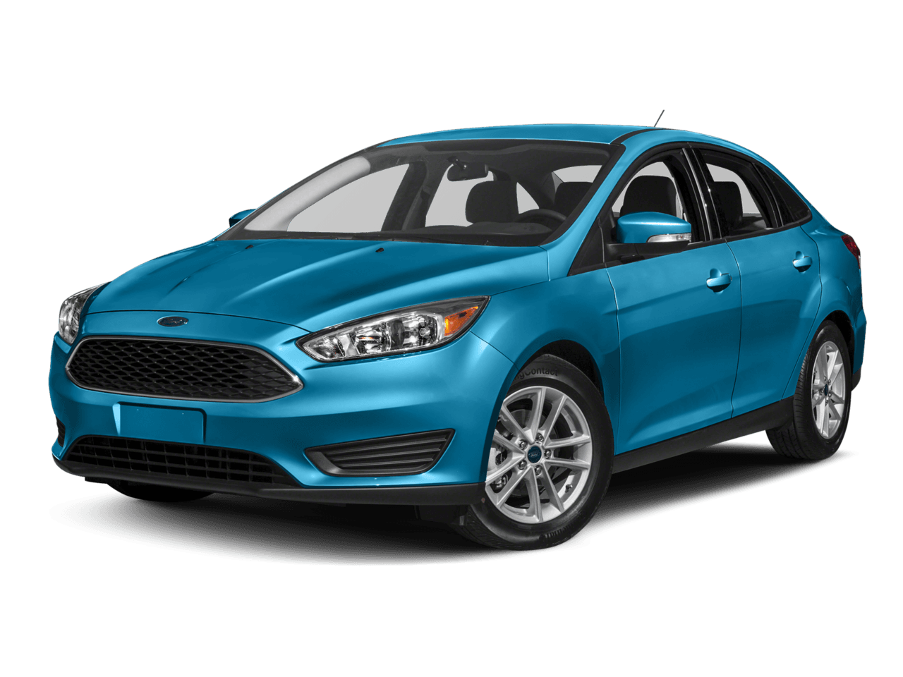 2017 Ford Focus SE Sedan - Front 3/4, facing to the left