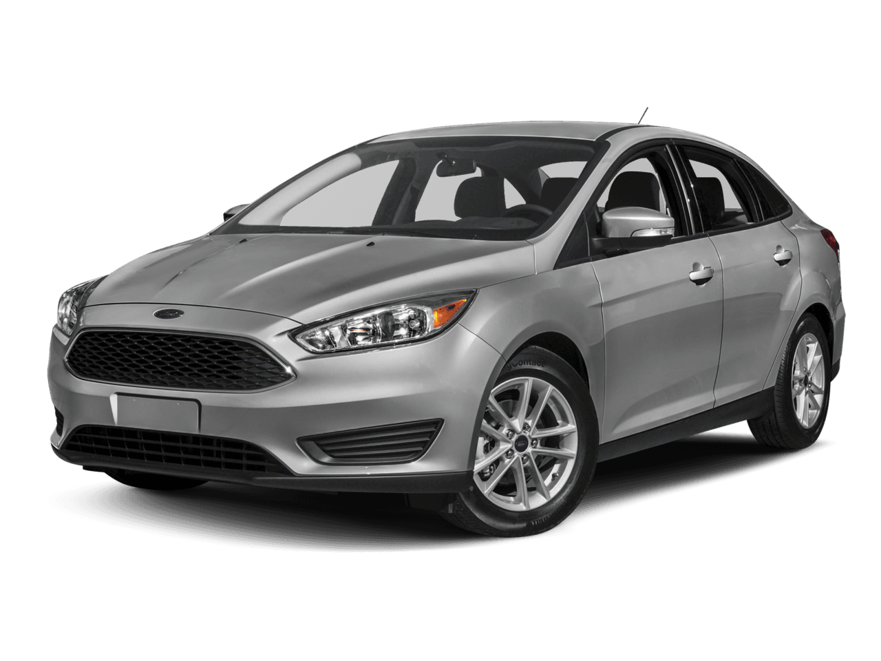 2017 Ford Focus SE Sedan - Front 3/4, facing to the left