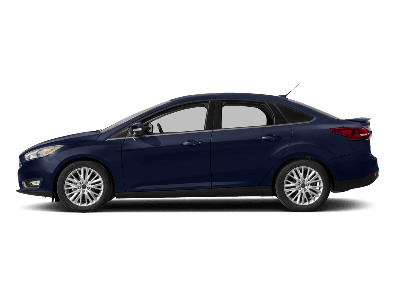 2017 Ford Focus Titanium Sedan - Profile, facing to the left