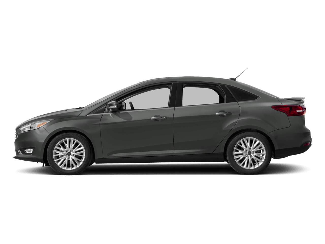 2017 Ford Focus Titanium Sedan - Profile, facing to the left
