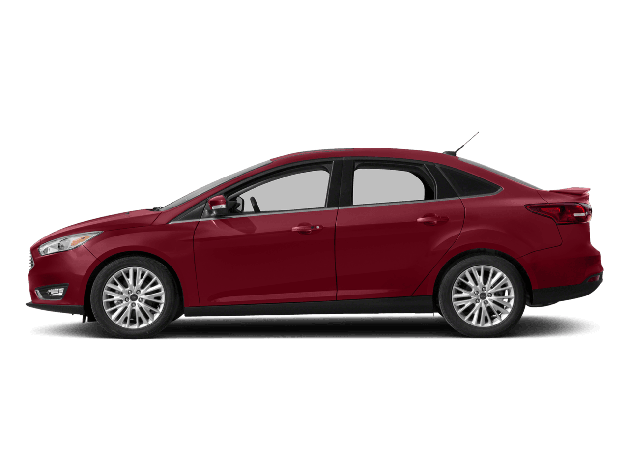 2017 Ford Focus Titanium Sedan - Profile, facing to the left