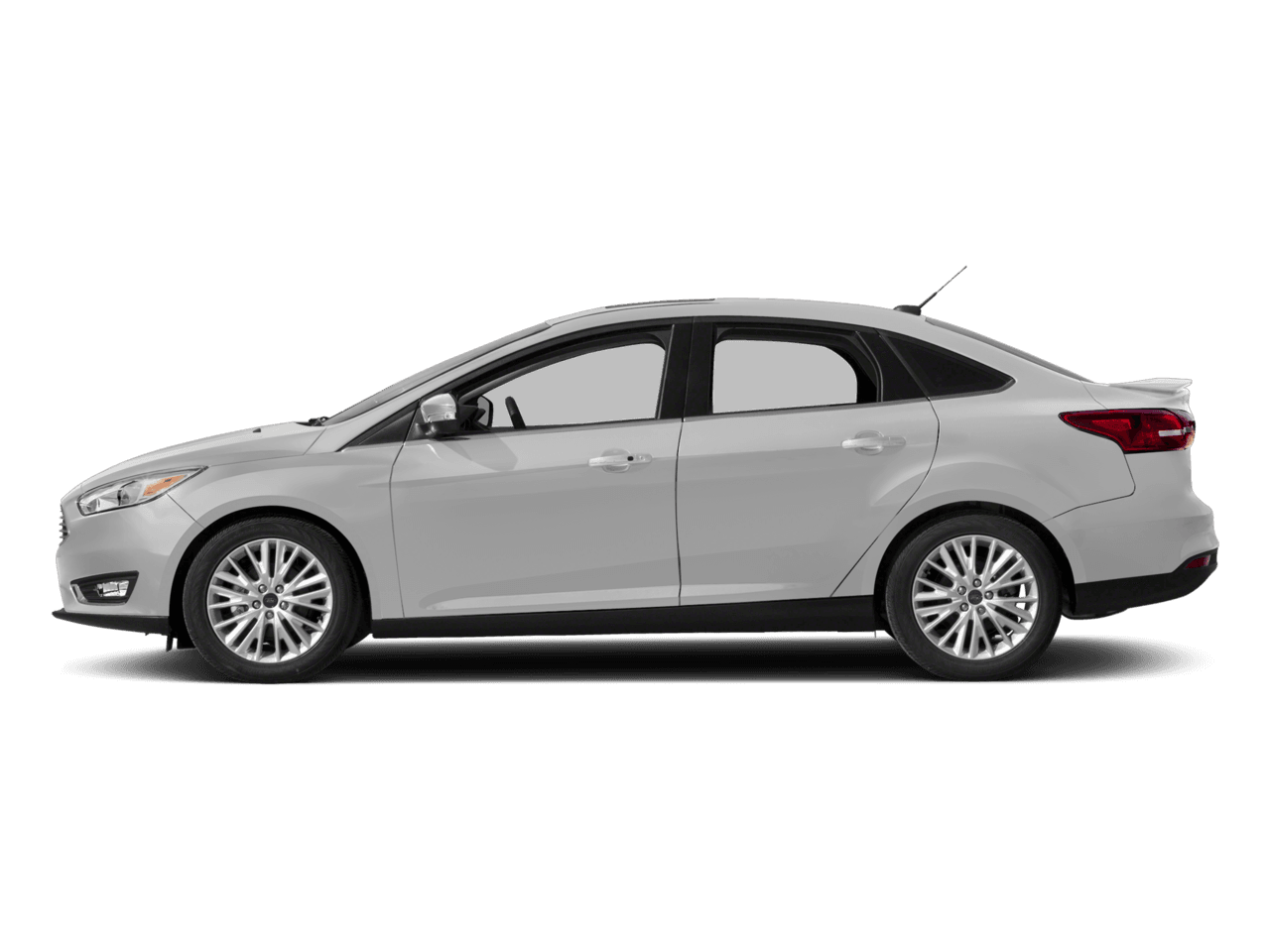2017 Ford Focus Titanium Sedan - Profile, facing to the left