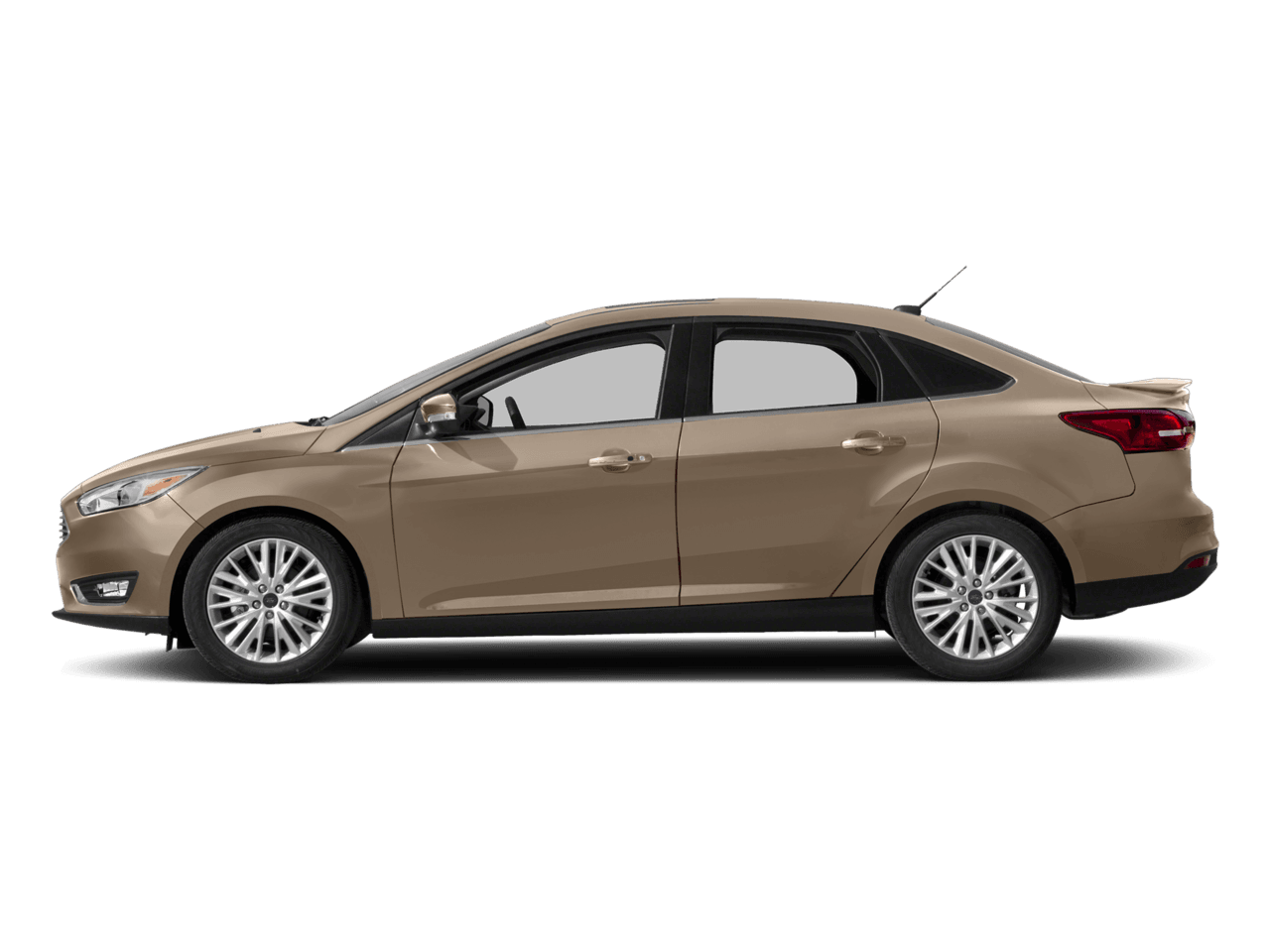 2017 Ford Focus Titanium Sedan - Profile, facing to the left