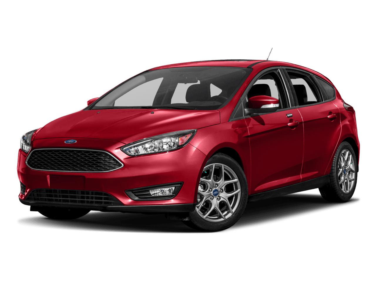 2017 Ford Focus SE Hatch - Front 3/4, facing to the left