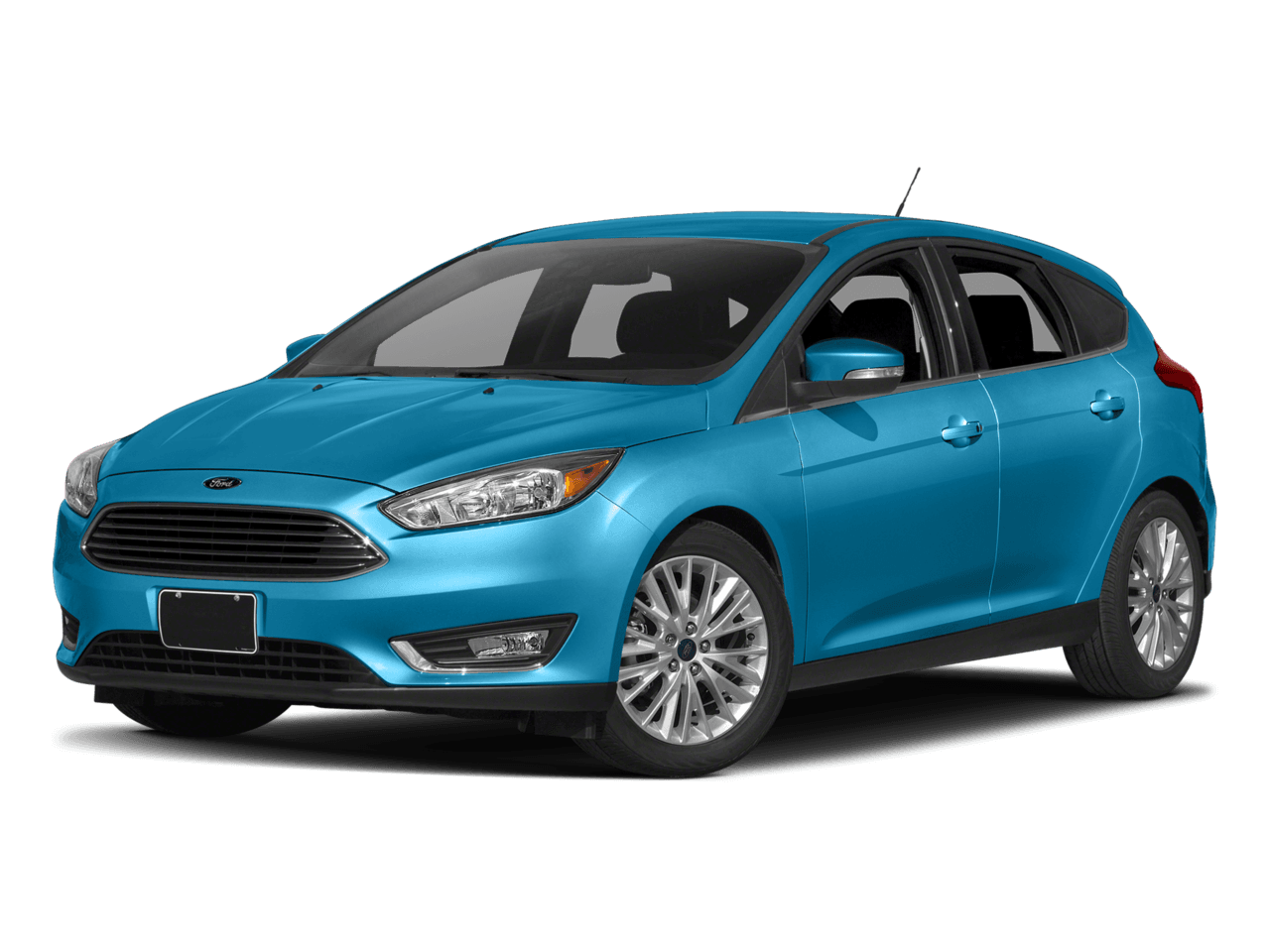 2017 Ford Focus Titanium Hatch - Front 3/4, facing to the left