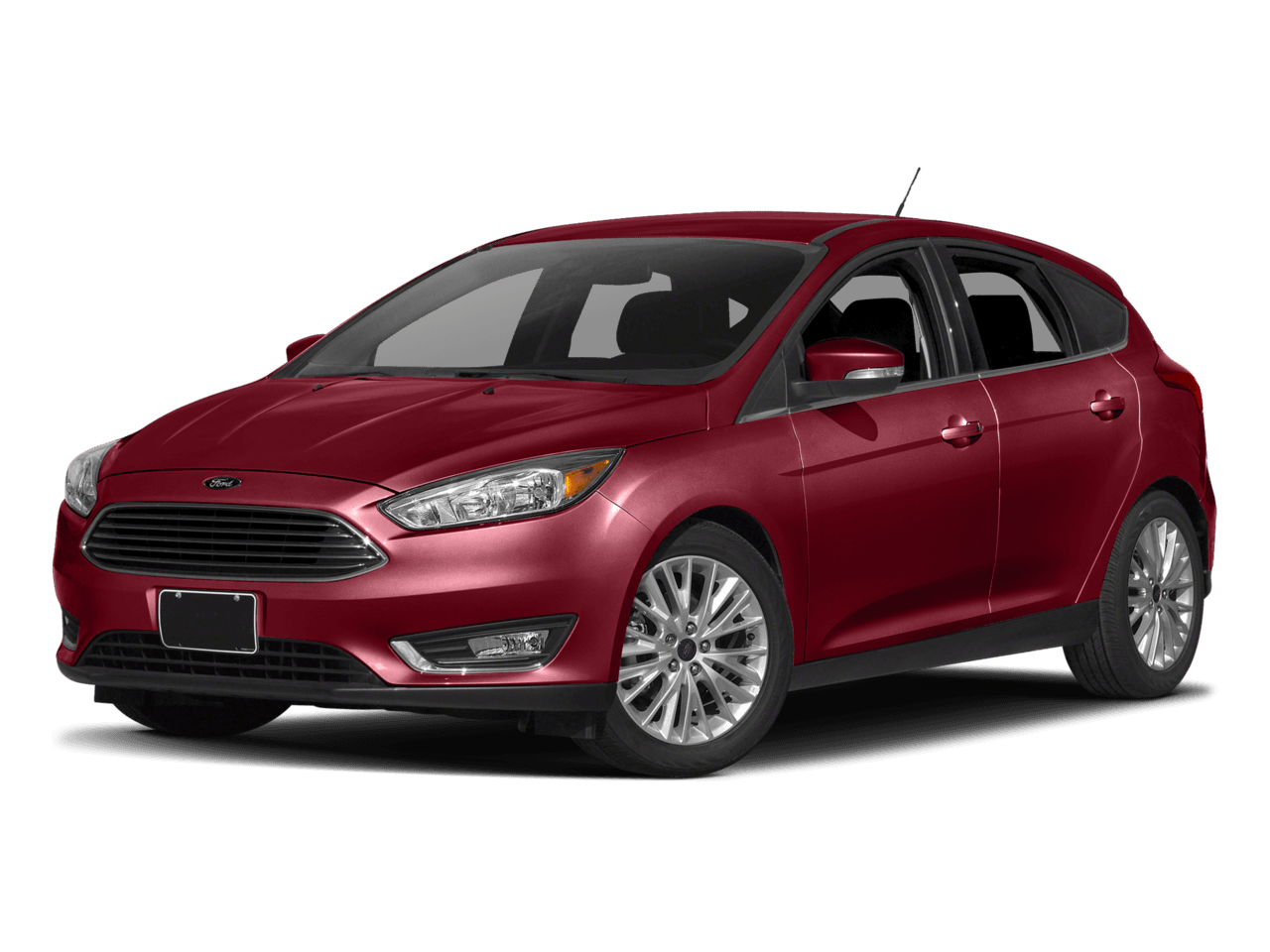 2017 Ford Focus Titanium Hatch - Front 3/4, facing to the left