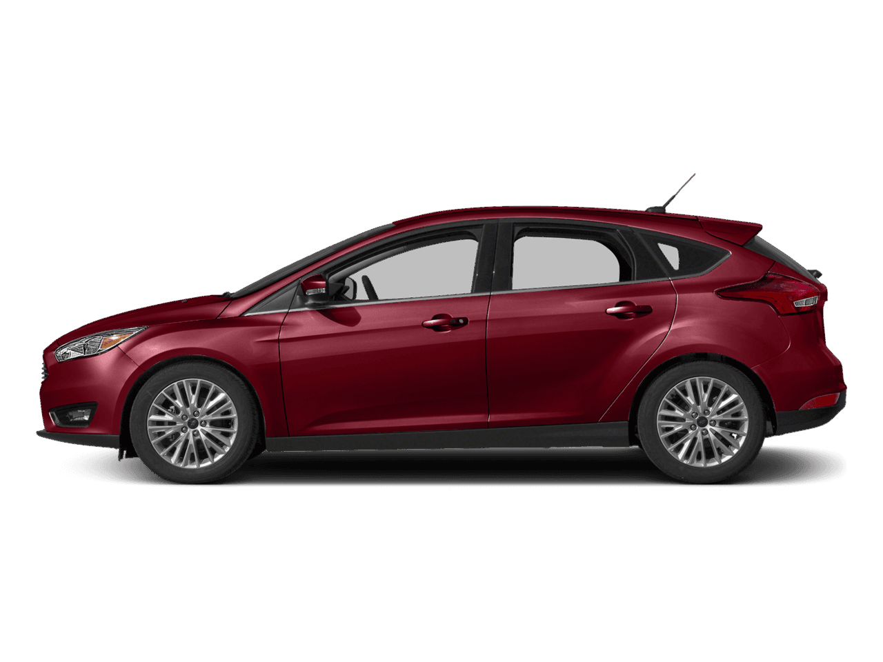 2017 Ford Focus Titanium Hatch - Profile, facing to the left