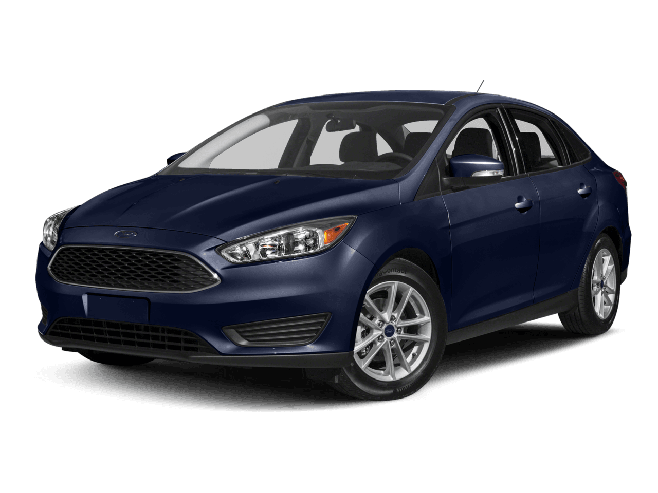 2017 Ford Focus SEL Sedan - Front 3/4, facing to the left